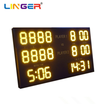1.6mm Scorebord van het het Cijfer het Elektronische Tennis van Diktefr4 PCB in Amber