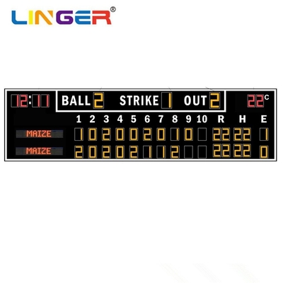 Draadloos besturingssysteem Baseball LED scorebord op maat met eenvoudige installatie