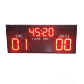 Het hoge Scorebord van het Helderheids Elektronische Voetbal met Aluminiumkabinet