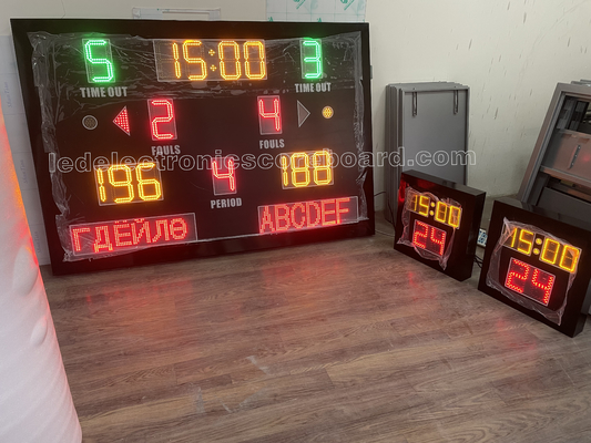 8“ 200mm LEIDEN Basketbalscorebord met Mongoolse Taal
