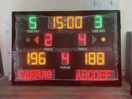 8“ 200mm LEIDEN Basketbalscorebord met Mongoolse Taal