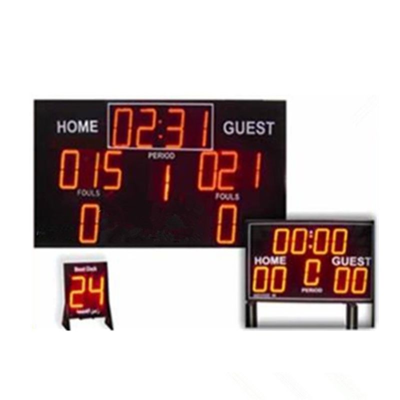 College Digital Electronic Basketball Scoreboard Standard And Economy Model