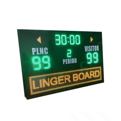 Het geleide Elektronische Scorebord van de Voetbalvoetbal met Reclame Bewegend Teken
