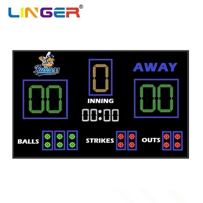 Hoog beschermingsniveau LED honkbal scorebord met gemakkelijke installatie en onderhoud