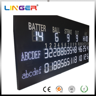 High Durability Baseball Sport Display Scoreboard met grote kijkhoek