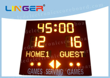 8inch de ambercijfers met Rode Kleurenkabinet leidden Elektronisch Scorebord voor Softballsport