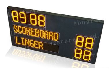 P12mm het LEIDENE van de het Teamnaam van de Pixelmodule Scorebord van Horsepolo met Cijfers in Gele Kleur