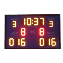 Lage het Basketbal Hoge Helderheid van het Machts Draagbare Elektronische Scorebord