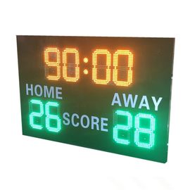 Het blauwe Scorebord van de Kleuren Draadloze Voetbal, Draagbare Digitale Scorebord Diverse Stijlen