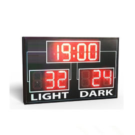 Het eenvoudige Scorebord van het Gebruiks Standaard Elektronische Geleide Basketbal in Rode Kleur