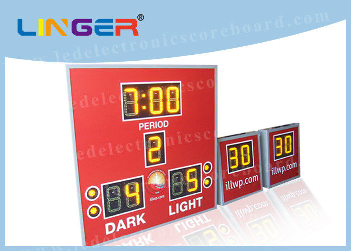 Amber Color With 8“ 200mm Cijfers leidde Elektronisch Scorebord met Aftelprocedure Geschotene Klok