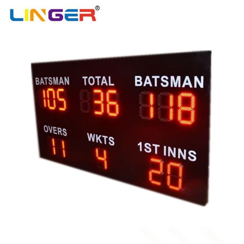 2026 Nieuw seizoen 1800 mm x 1000 mm Led Cricket Scoreboard voor buiten