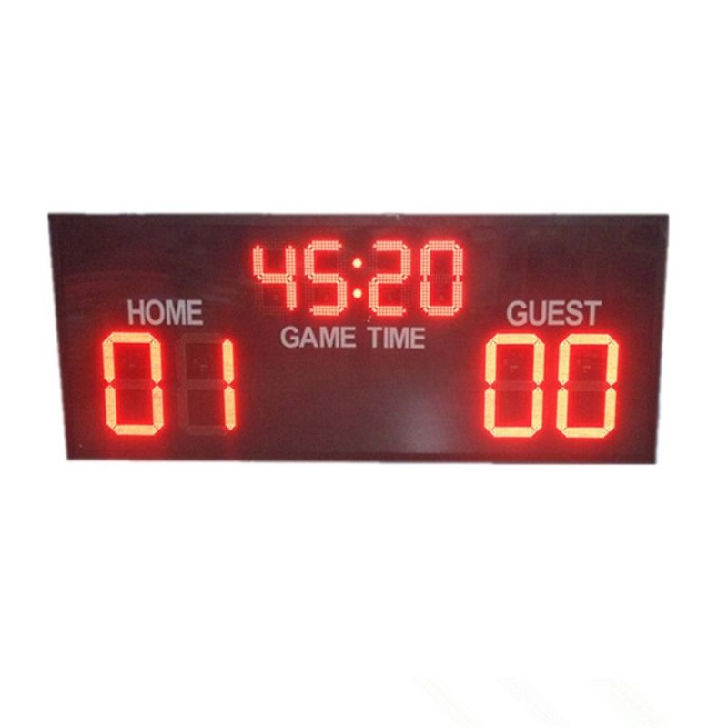Scorebord van de rode Kleuren maakt het Elektronische Voetbal 16“ Duim voor Commercieel waterdicht