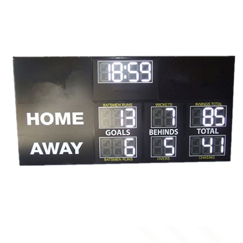 Hoge het Scorebordklok van de Helderheids Elektronische Voetbal met Installatiesteunen