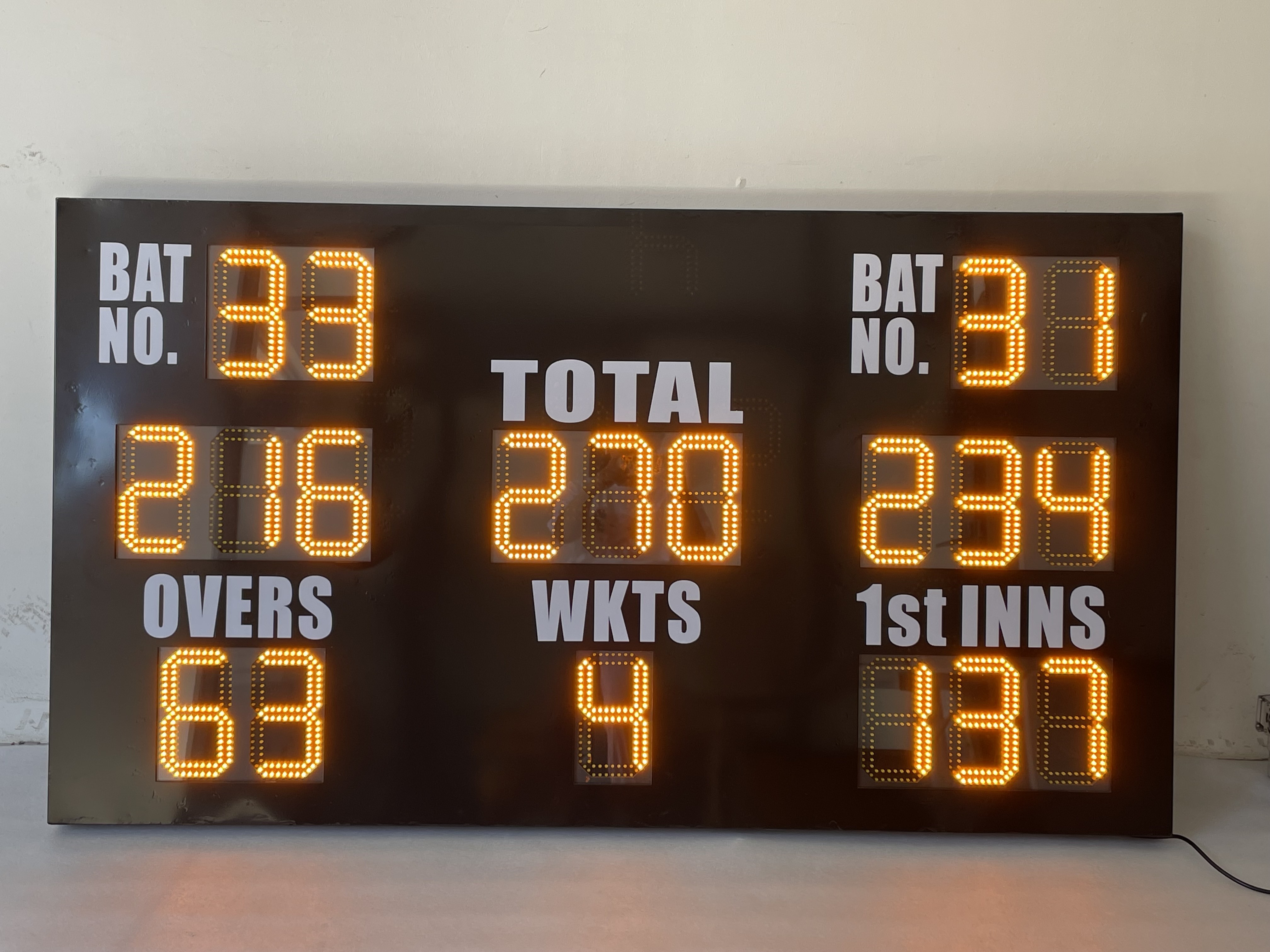 Outdoor LED Cricket Scoreboard Customized Logo DC12V AC240V